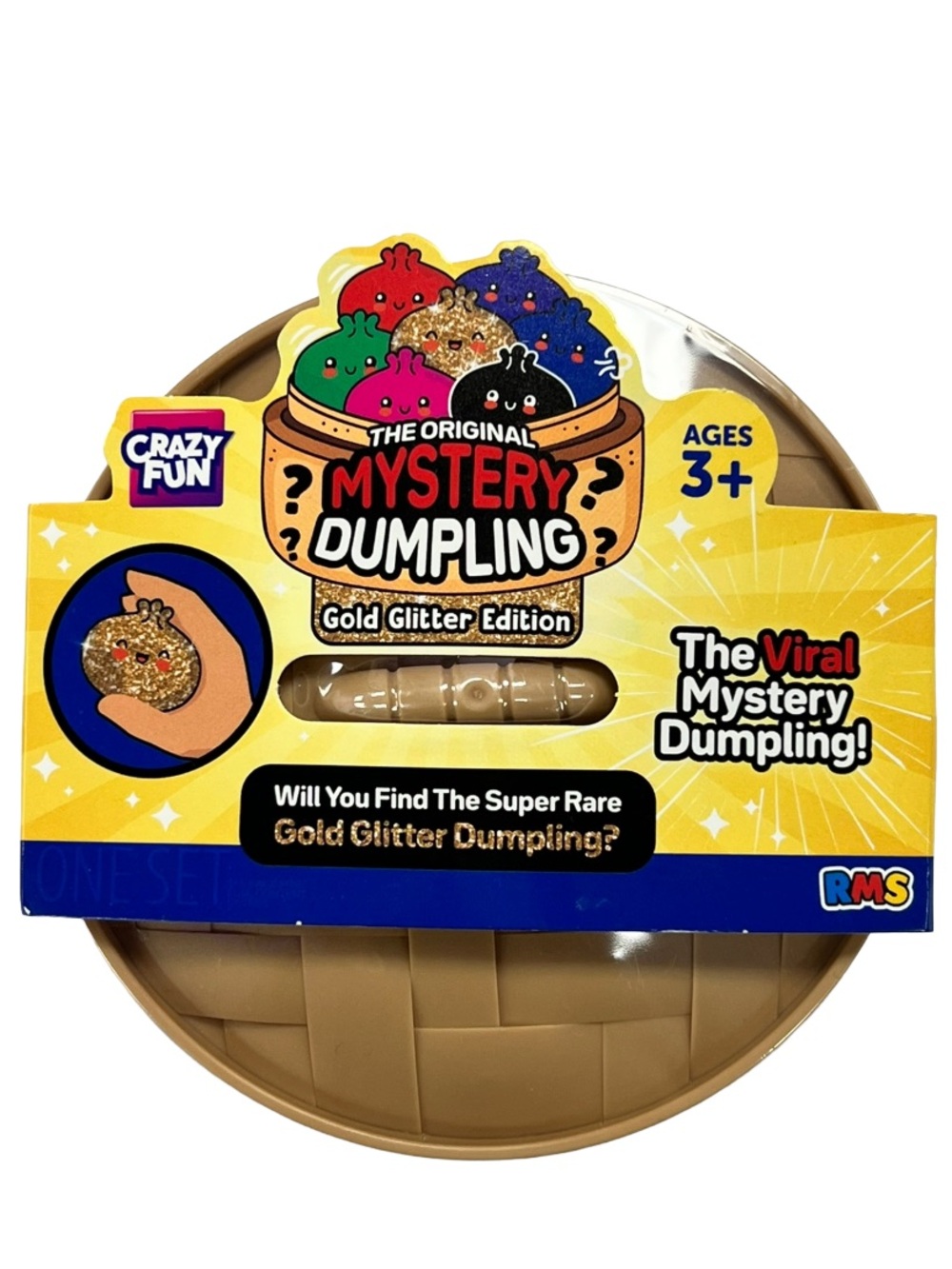 RMS Crazy Fun Gold Glitter Series Dumpling NEW